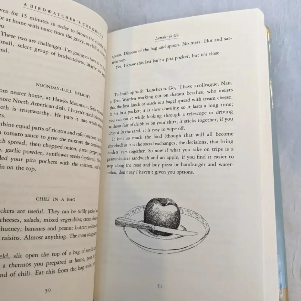 Vintage A Birdwatcher's Cookbook by Erma Fisk 1987 Hardcover 1st Edition Recipes